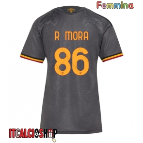 AS Roma Rodrigo Mora #86 Terza Maglia Femmina 2026-27 Manica Corta